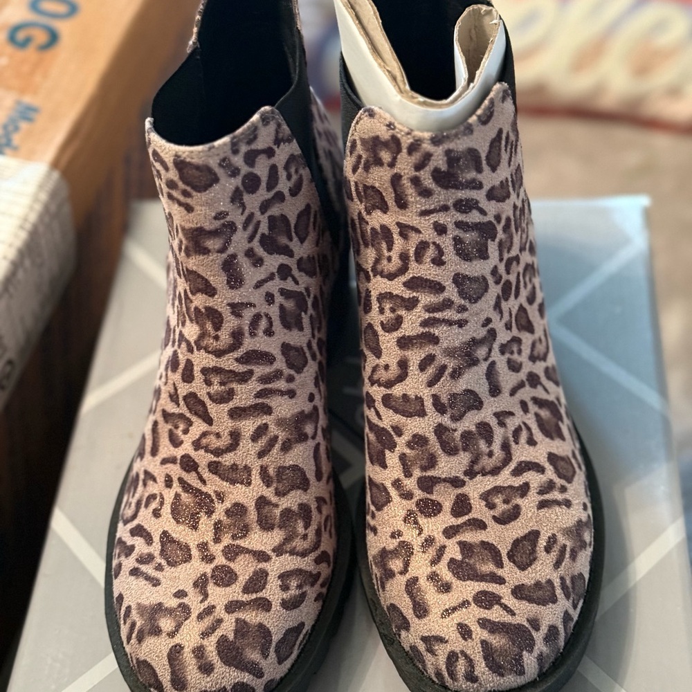 Cheetah booties